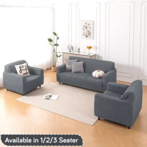 HOKIPO Aria Nova Elastic Sofa Cover Dark Grey
