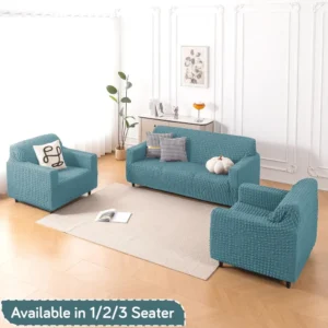 HOKIPO Aria Nova Elastic Sofa Cover Teal