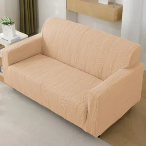 HOKIPO Jacquard Fully Covered Stretchable Sofa Cover 2 Seater