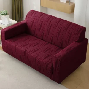 HOKIPO Jacquard Fully Covered Stretchable Sofa Cover 2 Seater