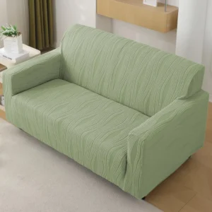HOKIPO Jacquard Fully Covered Stretchable Sofa Cover 2 Seater