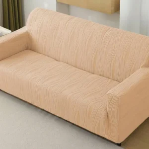 HOKIPO Jacquard Fully Covered Stretchable Sofa Cover 3 Seater