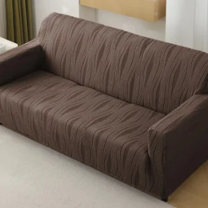 HOKIPO Jacquard Fully Covered Stretchable Sofa Cover 3 Seater