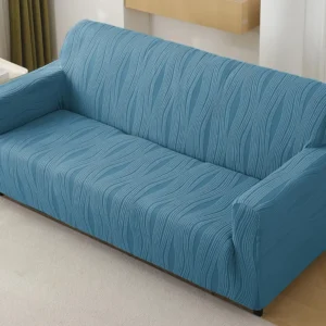 HOKIPO Jacquard Fully Covered Stretchable Sofa Cover 3 Seater